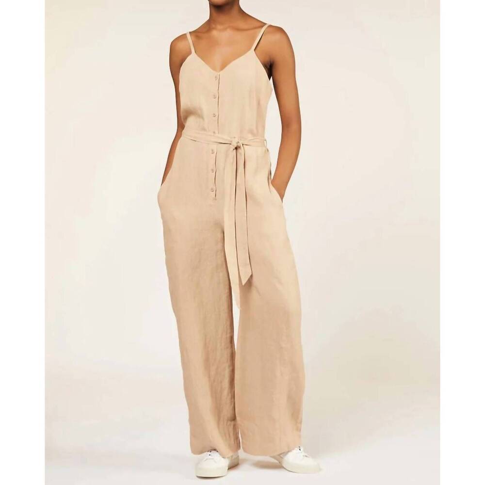 NEW PEOPLE TREE linen overall in beige